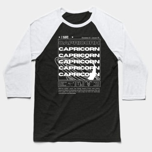 Capricorn Zodiac sign Baseball T-Shirt